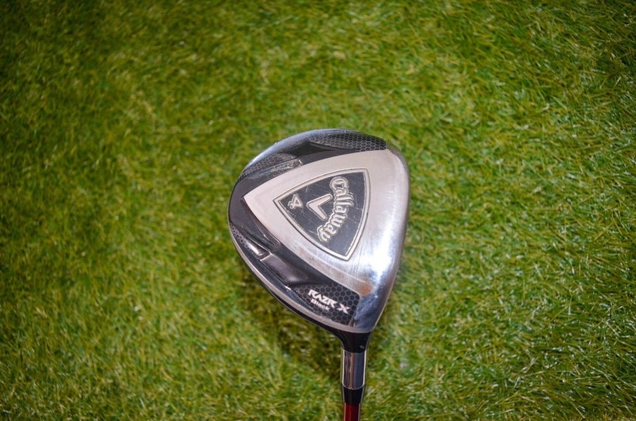 Callaway	RAZR X Black	4 Fairway Wood	RH	42.5"	Graphite	Stiff	Winn Dri-Tac