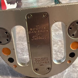Silver Scotty Cameron Mallet Studio Select Kombi Right Handed Putter 34" (Used)