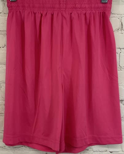 Delvin Sport Design Small Youth Four Way Stretch Shorts Pink Drawcord Waist