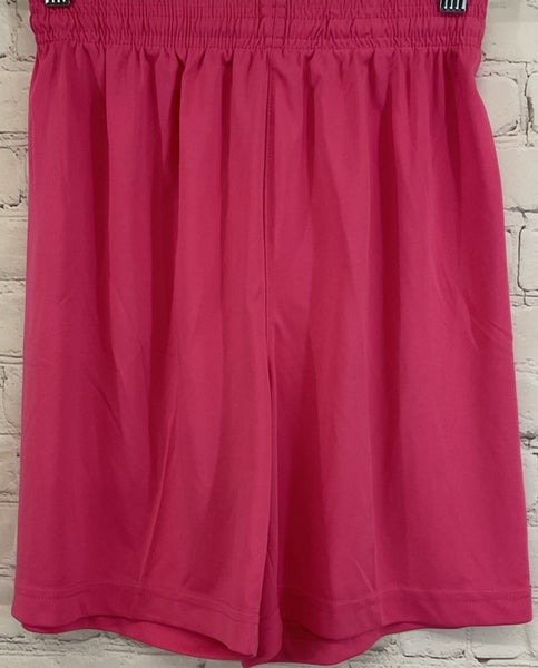 Delvin Sport Design Small Youth Four Way Stretch Shorts Pink Drawcord Waist