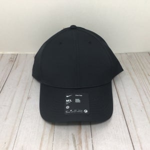 Nike Golf Club Cap Adult Dri Fit Low Profile Black Adjustable(New)