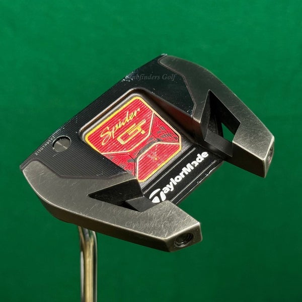 LH TaylorMade Spider GT Black Single-Bend 35" Putter Golf Club w/ Super Stroke