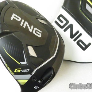 PING G430 MAX Driver 12° TOUR 65 Chrome Stiff Flex +Cover .. MINT