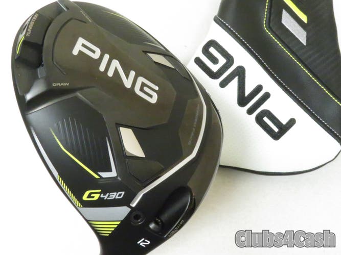 PING G430 MAX Driver 12° TOUR 65 Chrome Stiff Flex +Cover .. MINT