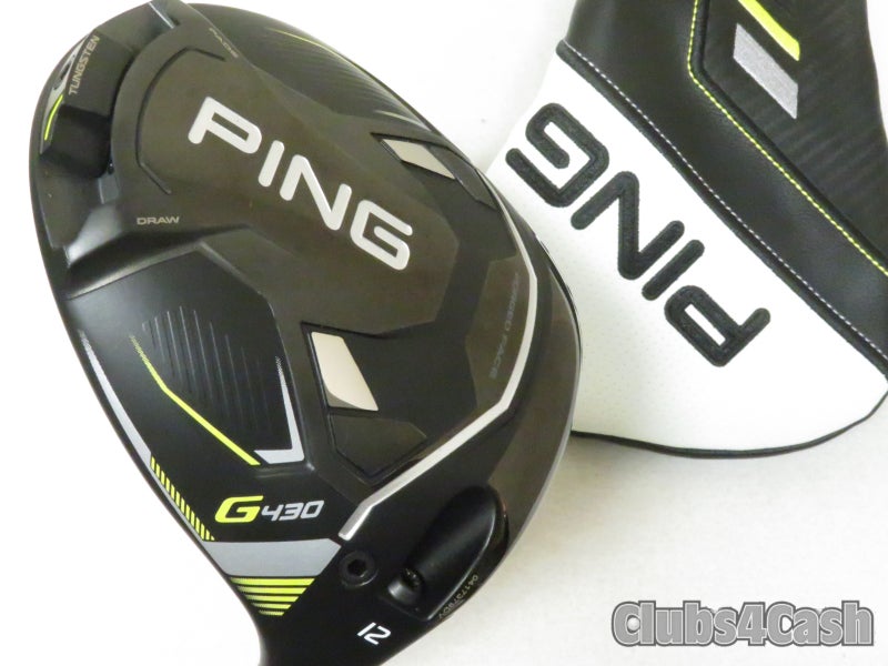 PING G430 MAX Driver 12 TOUR 65 Chrome Stiff Flex +Cover .. MINT
