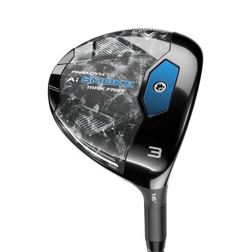 CALLAWAY PARADYM AI SMOKE MAX FAST FAIRWAY 5 WOOD GRAPHITE WOMENS STANDARD MITSUBISHI ELDIO WHITE 4