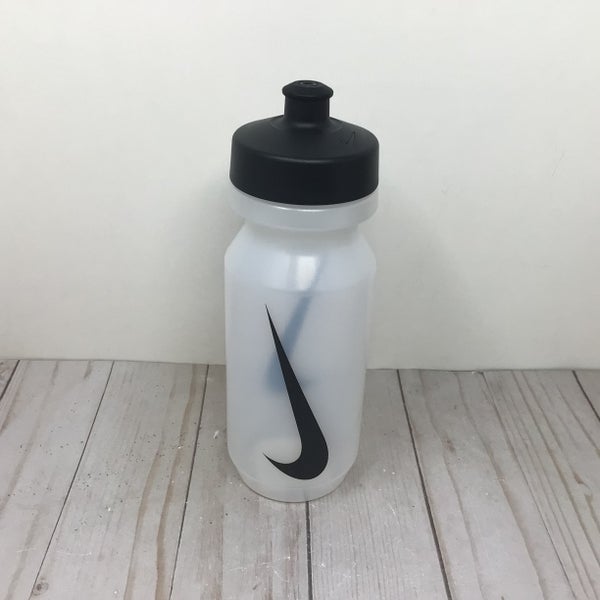 Nike Big Mouth 2.0 Water Bottle Clear Black Logo 22oz (New)
