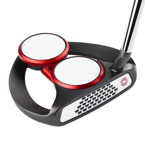 LEFT HANDED ODYSSEY EXO 2-BALL SLANT STROKE LAB PUTTER 35 IN BI-MATRIX STROKE LAB 1GEN BLACK
