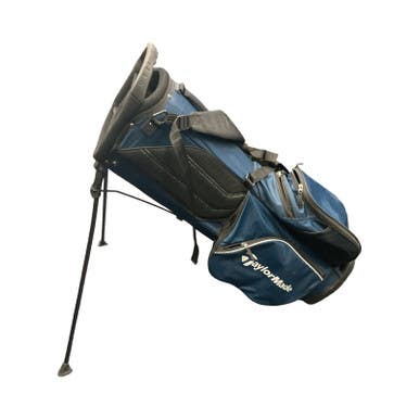 Used Taylormade Mens Stand Bag Navy Blue 11859-S000024325