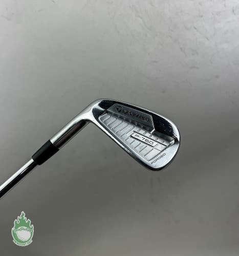 Used LH TaylorMade P-760 Forged 6 Iron 120g Extra Stiff Flex Steel Golf Club