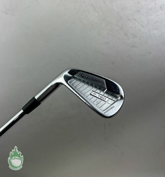 Used LH TaylorMade P-760 Forged 6 Iron 120g Extra Stiff Flex Steel Golf Club