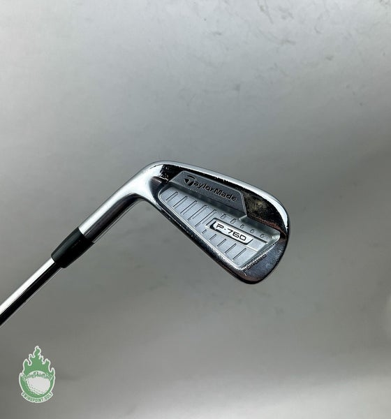 Used LH TaylorMade P-760 Forged 4 Iron 120g Extra Stiff Flex Steel Golf Club