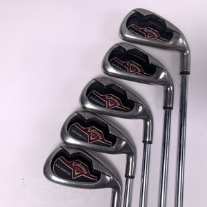 Callaway Big Bertha 2006 Iron Set 4-8 Uniflex Steel Mens RH