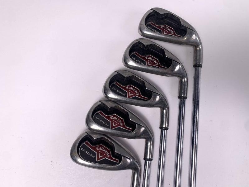 Callaway Big Bertha 2006 Iron Set 4-8 Uniflex Steel Mens RH