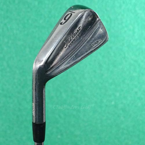 LH Titleist 690MB Forged Single 6 Iron True Temper Dynamic Gold S300 Steel Stiff
