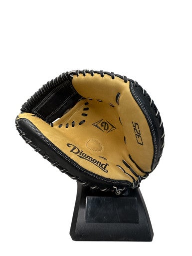 Used Diamond C325 RH Throw 32.5 Catchers Mitt - Black And Tan 11835-S000197511