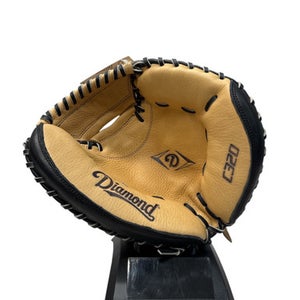 Used Diamond C320 RH Throw 32 Catchers Mitt - Black And Tan 11835-S000197508