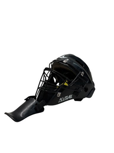 Used All Star Black Catchers Helmet w/Mask - Black  11835-S000197497