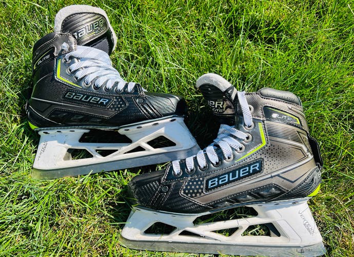 Bauer Elite Hockey Goalie Skates Regular Width 6 (Used)