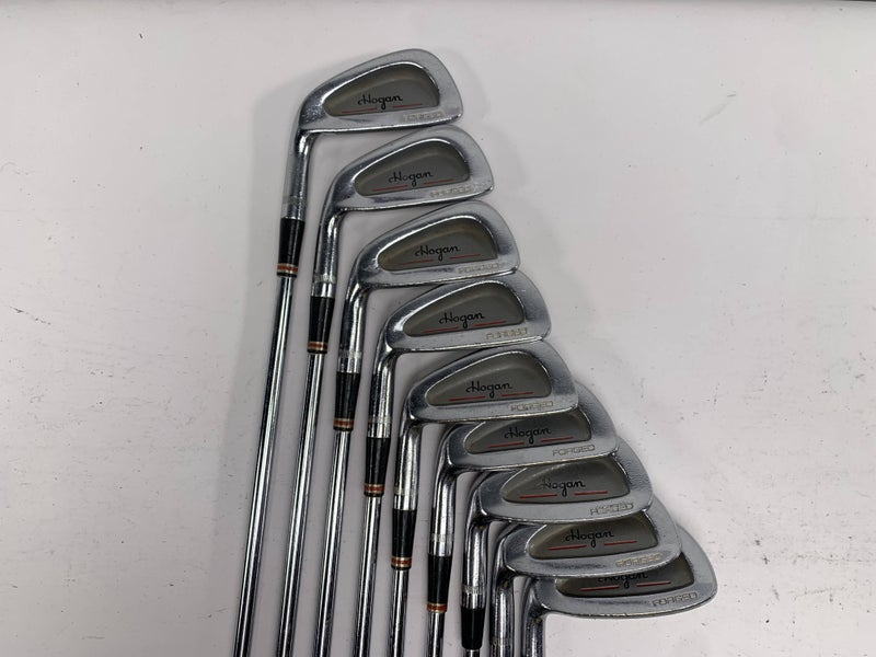 Ben Hogan Edge Forged Iron Set 2-PW Apex 4 Stiff Steel Mens LH
