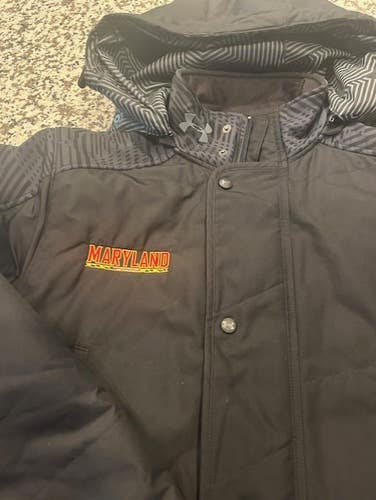 Under Armour Maryland UMD mens winter jacket coat Coldgear infrared L large NEW