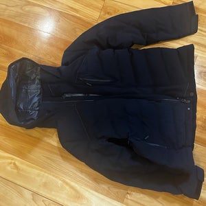 SYNC MEN'S SHELTER INSULATED SKI PARKA BLACK JACKET
