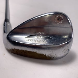 Titleist Vokey SM7 Tour Chrome Lob Wedge LW 58* 8 Bounce M-Grind Wedge Mens RH