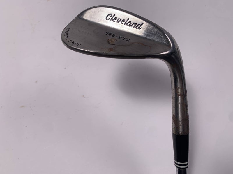 Cleveland 588 RTX Satin Chrome Sand Wedge Raw SW 54* 12 DG S400 Wedge Mens RH