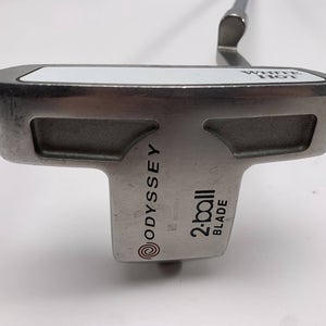 Odyssey White Hot 2-Ball Blade Putter 35" Mens RH Cracked