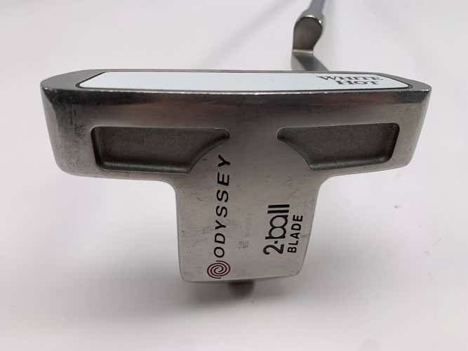 Odyssey White Hot 2-Ball Blade Putter 35" Mens RH Cracked