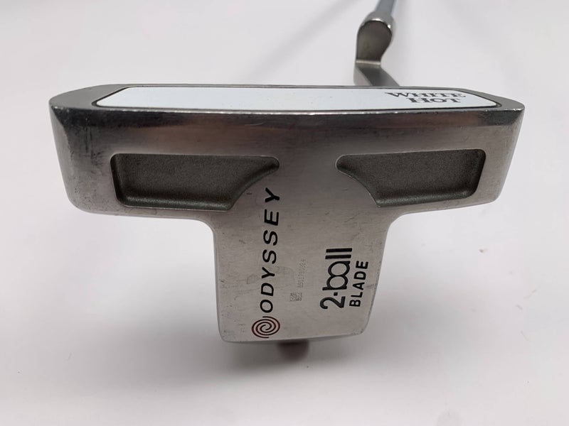 Odyssey White Hot 2-Ball Blade Putter 35" Mens RH Cracked
