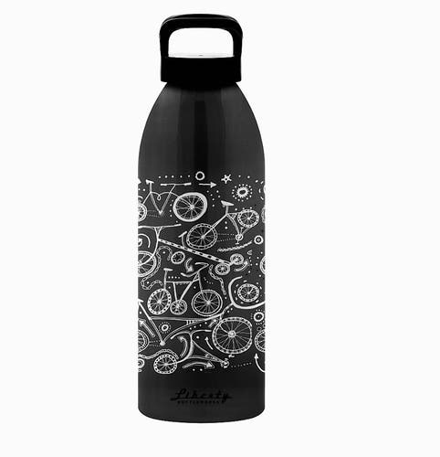 Liberty Bottleworks Black Traffic Jam Water Bottle 32oz nWOT lightweight