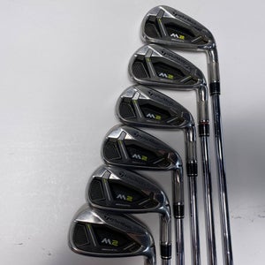 TaylorMade M2 2019 Iron Set 4-9 KBS Tour Stiff Steel Mens RH