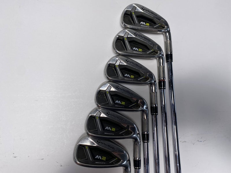TaylorMade M2 2019 Iron Set 4-9 KBS Tour Stiff Steel Mens RH