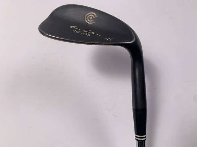 Cleveland 588 Black Melonite Gap Wedge GW 51* True Temper DG Wedge Steel Mens RH