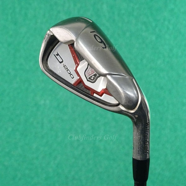 Wilson Staff D-200 Single 6 Iron Fujikura Vista Pro IR 50-R2 Graphite Seniors