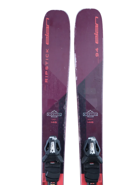 Used 2022 Elan Ripstick 94 146 Skis with SP 10 Bindings