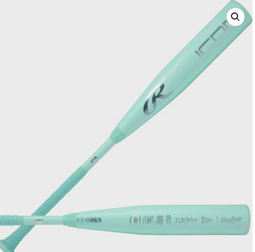 New 2026 Rawlings Icon USSSA Baseball Bat (-10) (-8) RUT6I