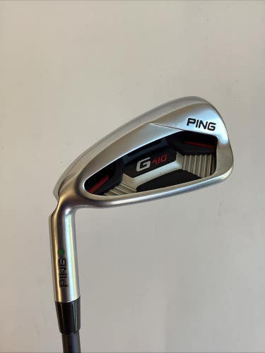 Ping G410 Green Dot Lefthanded LH Single 7 Iron Alta CB Regular Graphite Shaft