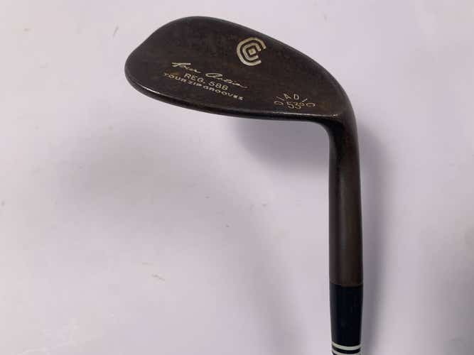 Cleveland 588 Gap Wedge RAW GW 53* True Temper Dynamic Gold S400 Stiff Mens RH
