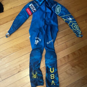 Men's Large Spyder U.S. Ski Team Ski Suit (Used) FIS Legal