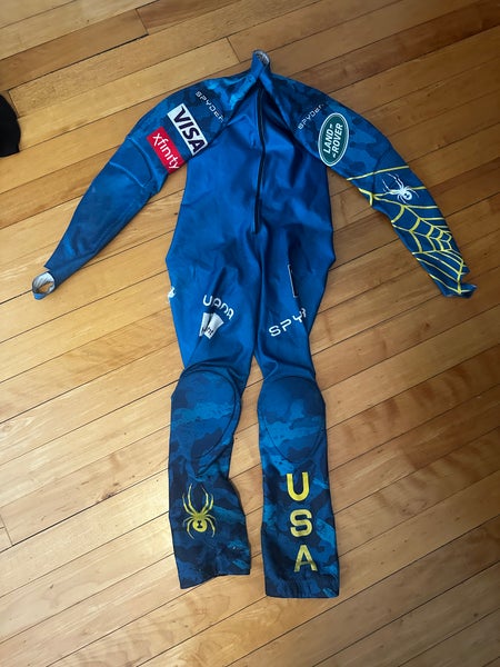 Men's Large Spyder U.S. Ski Team Ski Suit (Used) FIS Legal