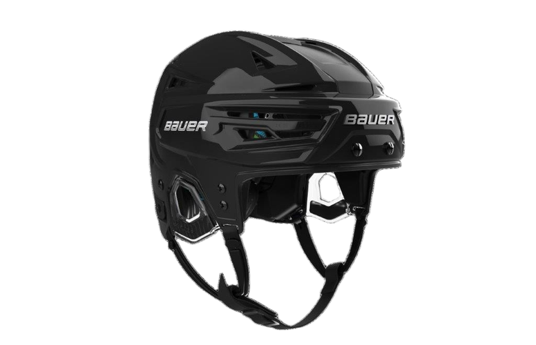 NEW! Bauer RE-AKT 155 Helmet, Black, Large with BAUER III-FACEMASK - I2 "OREO" Large Bundle