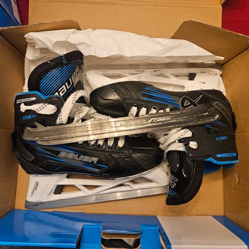 2024 Bauer GSX Hockey Goalie Skates Regular Width 6 (W/Extra Blade set) (Used)