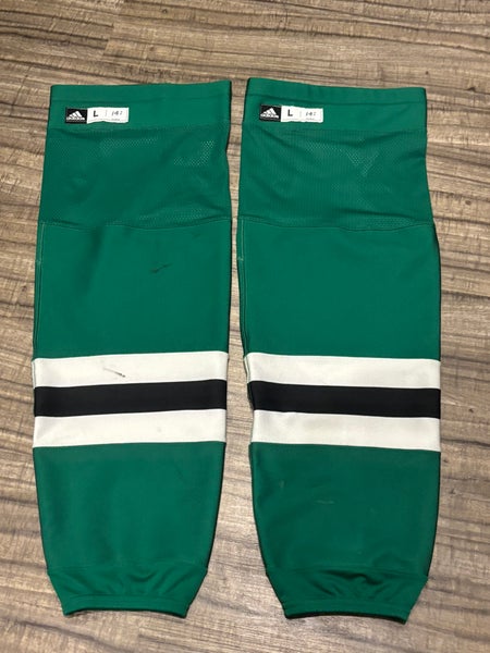 Dallas Stars NHL Jamie Benn Game Worn Hockey Socks Adult Large Green