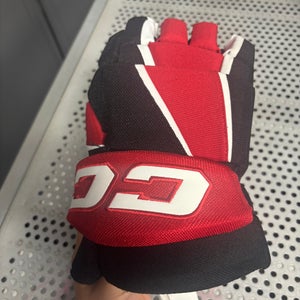 New CCM Hockey Tacks X F 80 (HGXF80) Gloves 14"-Red/Black/White