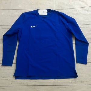 Nike Men's Dri-FIT Lightweight Player Pullover Blue Size Medium FD4291-449