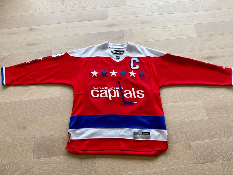 Alex Ovechkin Washington Capitals Third Reebook Jersey Mens Large (Used)