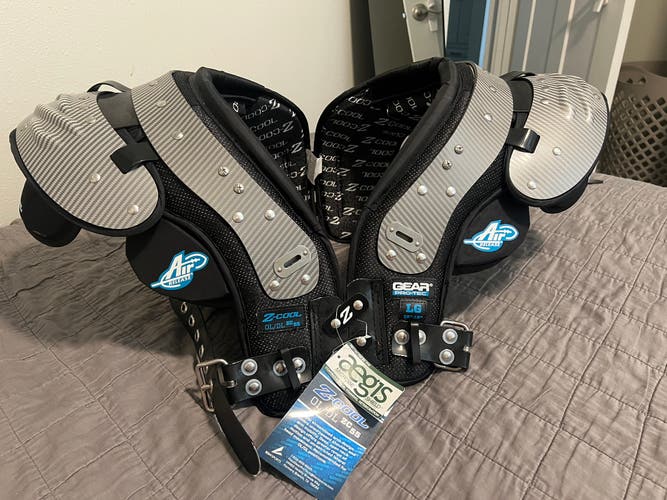 Large Adult Gear Pro Tec Z-Cool Shoulder Pads (New)