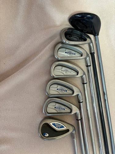 Men's Callaway Steelhead Right Handed Clubs (Full Set) Regular Flex 7 Pieces (Used)